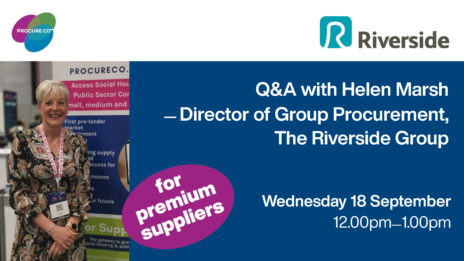 Q&A with Helen Marsh, Director of Group Procurement, The Riverside Group
