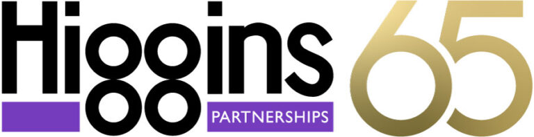 Higgins PartnershipLogo 65years 768x198